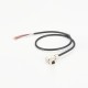 M16 Connector 19 Pin Female Field Wireable Connector Right Angled with 1 Meter Single End Cable
