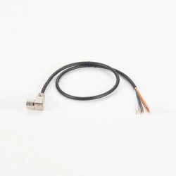 M16 Connector 19 Pin Female Field Wireable Connector Right Angled with 1 Meter Single End Cable