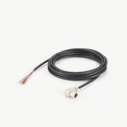 M16 Connector 19 Pin Female Field Wireable Connector Right Angled with 3 Meter Single End Cable