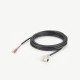 M16 Connector 19 Pin Female Field Wireable Connector Right Angled with 3 Meter Single End Cable
