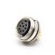 M16 Connector Female 8 pin Straight Solder Type for Cable Shield 5pcs M16 Connector Female 8 pin Straight Solder Type for Cable Shield 5pcs