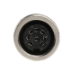 M16 Connectors 723 Series Female Back Mount Panel Receptacles 8 Pin A Coded Waterproof 180 Degree Solder Type for Cable Connector M16 Connectors 723 Series Female Back Mount Panel Receptacles 8 Pin A Coded Waterproof 180 Degree Solder Type for Cable Connector