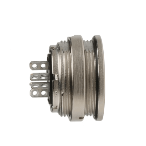 M16 Connectors 723 Series Female Back Mount Panel Receptacles 8 Pin A Coded Waterproof 180 Degree Solder Type for Cable Connector M16 Connectors 723 Series Female Back Mount Panel Receptacles 8 Pin A Coded Waterproof 180 Degree Solder Type for Cable Connector