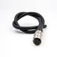 M16 Female Type 6Pin A Code Straight Single Ended Cable 1 Meter Assembly Cable with Plastic Tail M16 Female Type 6Pin A Code Straight Single Ended Cable 1 Meter Assembly Cable with Plastic Tail
