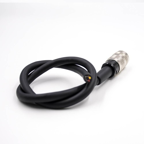 M16 Female Type 6Pin A Code Straight Single Ended Cable 1 Meter Assembly Cable with Plastic Tail M16 Female Type 6Pin A Code Straight Single Ended Cable 1 Meter Assembly Cable with Plastic Tail