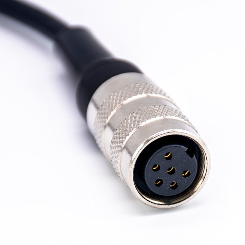 M16 Female Type 6Pin A Code Straight Single Ended Cable 1 Meter Assembly Cable with Plastic Tail M16 Female Type 6Pin A Code Straight Single Ended Cable 1 Meter Assembly Cable with Plastic Tail