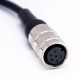 M16 Female Type 6Pin A Code Straight Single Ended Cable 1 Meter Assembly Cable with Plastic Tail M16 Female Type 6Pin A Code Straight Single Ended Cable 1 Meter Assembly Cable with Plastic Tail