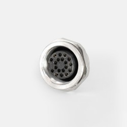 M16 J09 connector  circular IP65 waterproof connector 19pin female socket