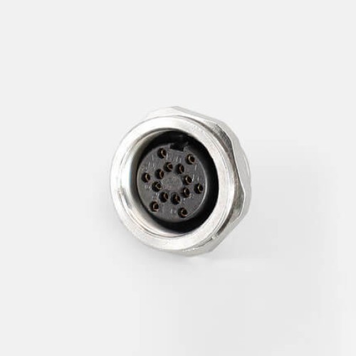 M16 J09 connector straight male plug ane female socket 14pin IP65 waterproof connector Solder Type M16 J09 connector straight male plug ane female socket 14pin IP65 waterproof connector Solder Type
