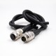 M16 Male Connector 6Pin A Code Straight Single Ended Cable Solder Type