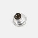 Socket Female J09 M16 Connectors Shieldble 5Pin Solder M16 J09 Connector