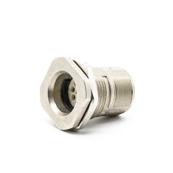 9 Pin Male M23 Connector Panel Mount Front Mount Shield Straight M23 Connector