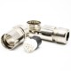 Connector M23 12 Pin Female Solder Type for Cable Shield 90 degree Connector M23 12 Pin Female Solder Type for Cable Shield 90 degree