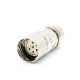 Connector M23 6pin Female Solder Type for Cable Connector Shield Straight Connector M23 6pin Female Solder Type for Cable Connector Shield Straight