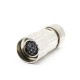 M23 12 Pin Connector Female plug Straight Solder Type for Cable Connector Shield M23 12 Pin Connector Female plug Straight Solder Type for Cable Connector Shield