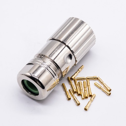 M23 12 Pin Connector Female plug Straight Solder Type for Cable Connector Shield M23 12 Pin Connector Female plug Straight Solder Type for Cable Connector Shield
