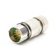M23 12 Pin Connector Male plug Straight Solder Type for Cable Connector Shield M23 12 Pin Connector Male plug Straight Solder Type for Cable Connector Shield