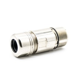 M23 12 Pin Connector Male plug Straight Solder Type for Cable Connector Shield