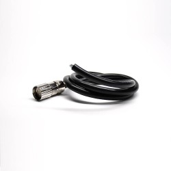 M23 17 Pin Cable Straight Waterproof Female Metal Solder Type Assembly Non-Shield Cable With 1M 22AWG Wire