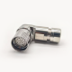 M23 19 Pin Male Connectors Solder Type for Cable Shield 90 degree M23 19 Pin Male Connectors Solder Type for Cable Shield 90 degree