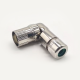 M23 19 Pin Male Connectors Solder Type for Cable Shield 90 degree M23 19 Pin Male Connectors Solder Type for Cable Shield 90 degree