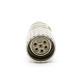 M23 6 pin Connector Female Solder Type Straight Connector Shield M23 6 pin Connector Female Solder Type Straight Connector Shield