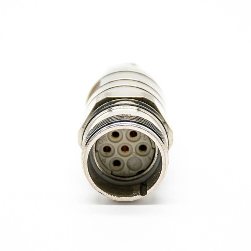 M23 6pin Female Connector for Cable solder Type Straight plug Shield M23 6pin Female Connector for Cable solder Type Straight plug Shield