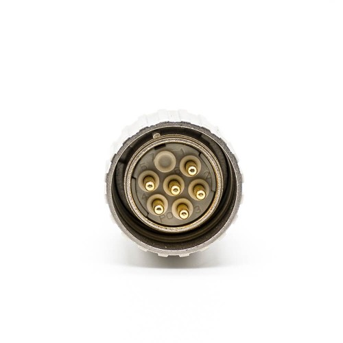 M23 6Pin Male Connector Solder Type for Cable Shield Straight M23 6Pin Male Connector Solder Type for Cable Shield Straight