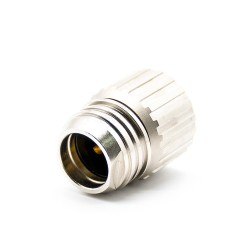 M23 6Pin Male Straight Connector Solder Type for Cable Shield