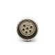 M23 6Pin Male Straight Connector Solder Type for Cable Shield M23 6Pin Male Straight Connector Solder Type for Cable Shield