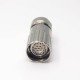 M23 Circular Connectors 17 Pin Female Cable Plug Straight Metal Joint Signal Circular Connector Shield