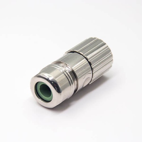 M23 Circular Connectors 17 Pin Female Cable Plug Straight Metal Joint Signal Circular Connector Shield