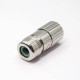 M23 Circular Connectors 17 Pin Female Cable Plug Straight Metal Joint Signal Circular Connector Shield