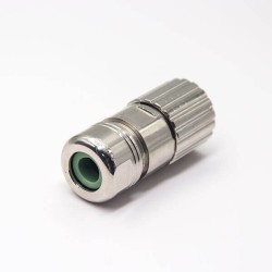 M23 Conin Connector Female Waterproof Plug 9 Pin Straight Solder Type Shielded