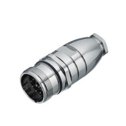 M23 Connector 16Pin Solder Male Waterproof Plug Field Wireable Robot Connector Shield