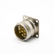 M23 Connector 6 pin Male Solder Type Straight Connector 4 hole flange Socket for Cable Shield M23 Connector 6 pin Male Solder Type Straight Connector 4 hole flange Socket for Cable Shield