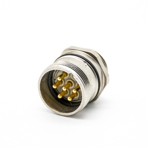 M23 Connector 6 pin Male Solder Type Straight Connector Socket for Cable Shield M23 Connector 6 pin Male Solder Type Straight Connector Socket for Cable Shield