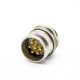 M23 Connector 6 pin Male Solder Type Straight Connector Socket for Cable Shield M23 Connector 6 pin Male Solder Type Straight Connector Socket for Cable Shield