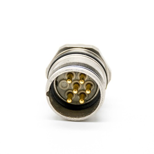 M23 Connector 6 pin Male Solder Type Straight Connector Socket for Cable Shield M23 Connector 6 pin Male Solder Type Straight Connector Socket for Cable Shield