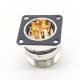 M23 Connector 9 pin Male Solder Type Straight 4 hole flange Socket for Cable Connector Shield M23 Connector 9 pin Male Solder Type Straight 4 hole flange Socket for Cable Connector Shield