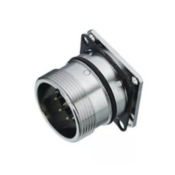 M23 Servo Motor Connector 6Pin Male Waterproof Panel Mount Solder Cable Connector Shield