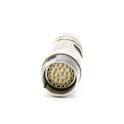M27 Circular Connector 26Pin Male Solder Type for Cable Shield Straight