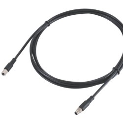 10pcs M5 Molding Cable Plug Double Ended Cordset Waterproof Non-Shield M5 4Pin Female Plug To 4Pin Male Plug With 1M 26AWG Wire