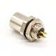 M5 Connector 4Pin M5 Female Back Mount PCB Socket Waterproof Shield Aviation Connector