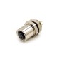 M5 Connector 4Pin M5 Female Back Mount PCB Socket Waterproof Shield Aviation Connector