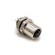 M5 Connector 4Pin M5 Female Back Mount PCB Socket Waterproof Shield Aviation Connector