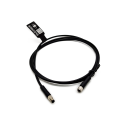 M5 Molding Cable Plug Double Ended Cordset Waterproof Non-Shield M5 4Pin Female Plug To 4Pin Male Plug With 1M 26AWG Wire