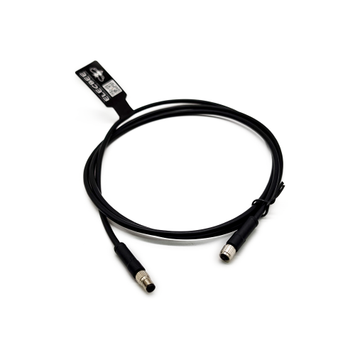 M5 Molding Cable Plug Double Ended Cordset Waterproof Non-Shield M5 4Pin Female Plug To 4Pin Male Plug With 1M 26AWG Wire