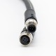 M5 Molding Cable Plug Double Ended Cordset Waterproof Non-Shield M5 4Pin Female Plug To 4Pin Male Plug With 1M 26AWG Wire