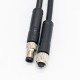 M5 Molding Cable Plug Double Ended Cordset Waterproof Non-Shield M5 4Pin Female Plug To 4Pin Male Plug With 1M 26AWG Wire